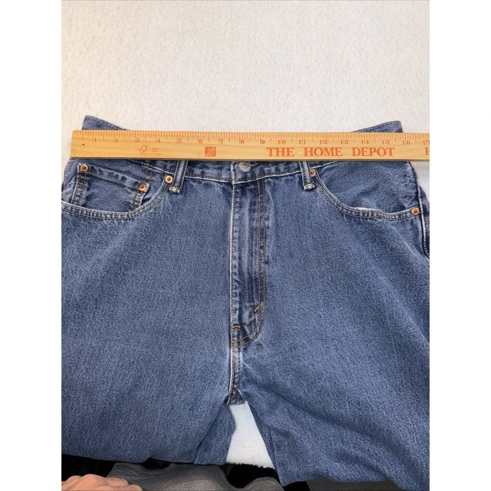 Levis 550 Relaxed Fit Mens Blue Jeans Medium Wash Tag 36x32 , 32x28 Casual Work